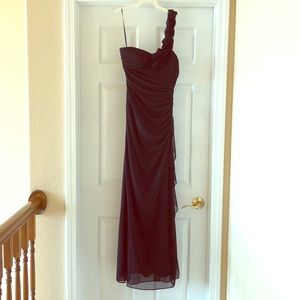Black evening gown